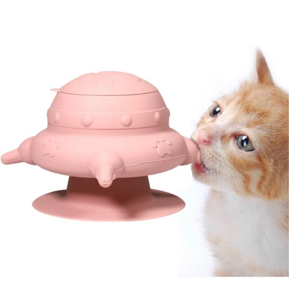 NEW Puppy Kitten Feeder Silicon Feeding Milk Bowl 4 Nipples 240ml